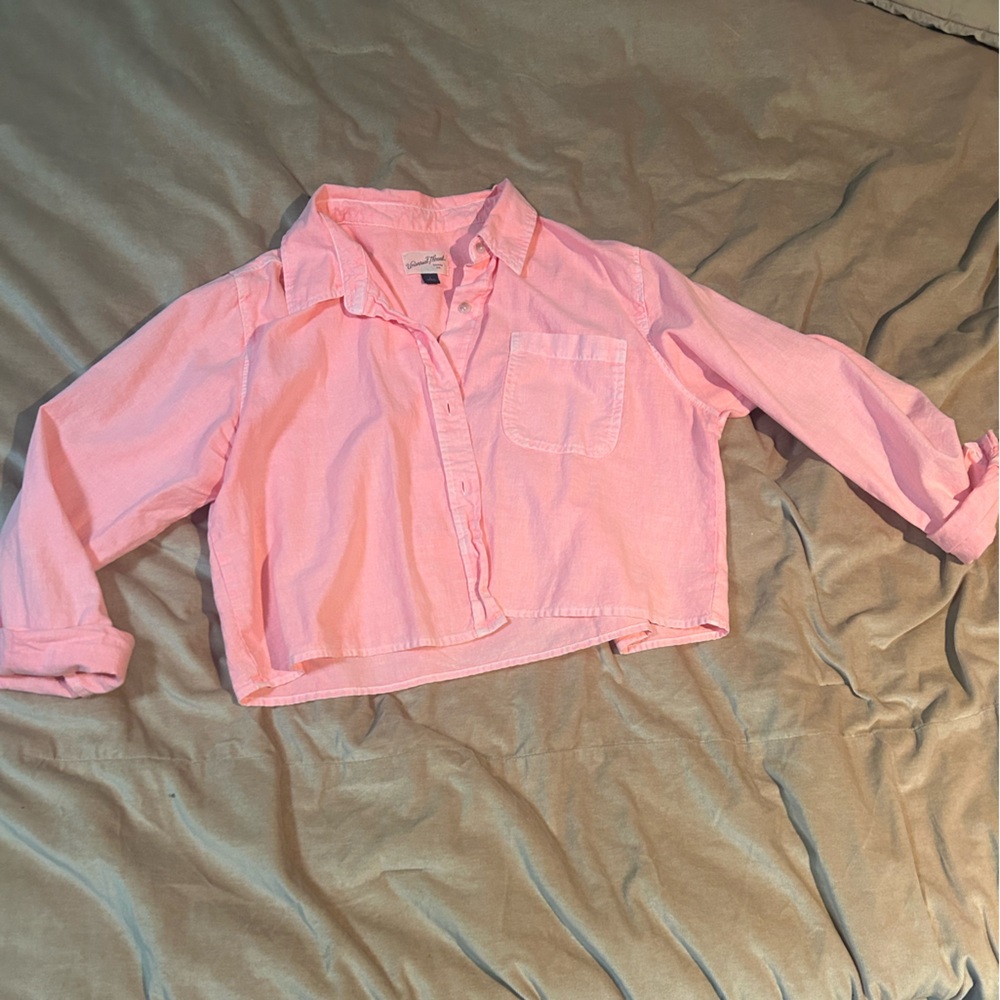 Universal Thread Coral Button-Up Shirt